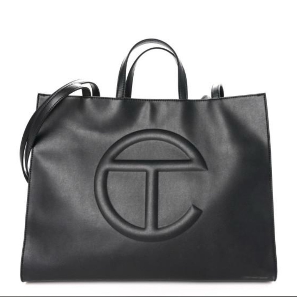 Telfar Black Fabric Detail